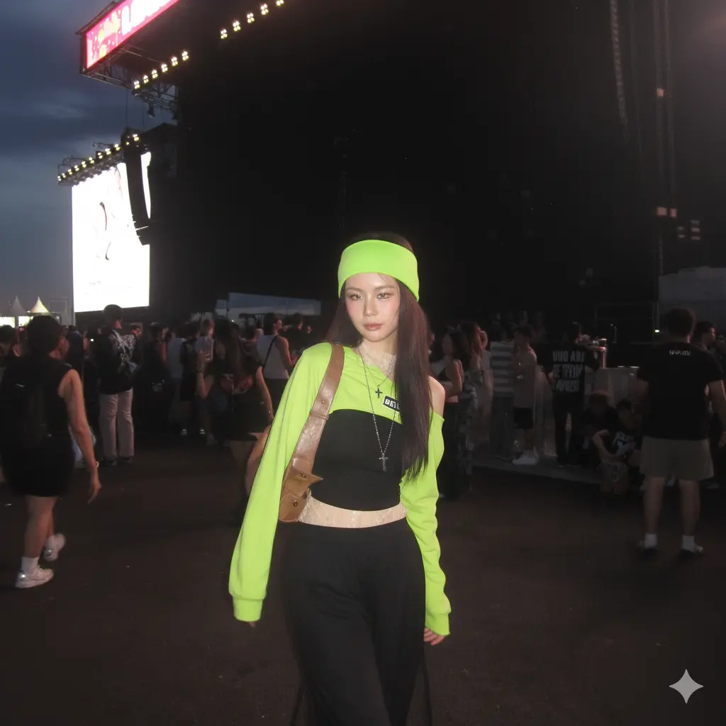 แต่งตามสีประจำวงที่ชื่นชอบ