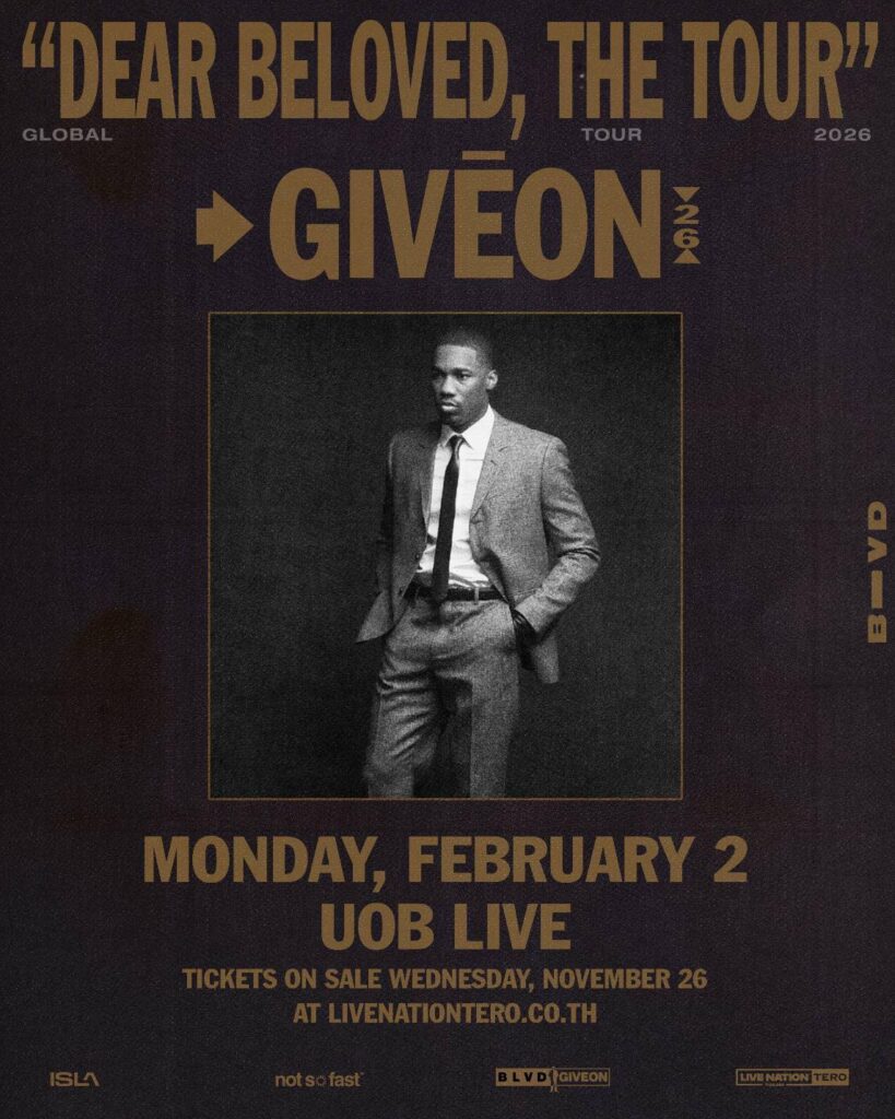 GIVEON - DEAR BELOVED THE TOUR