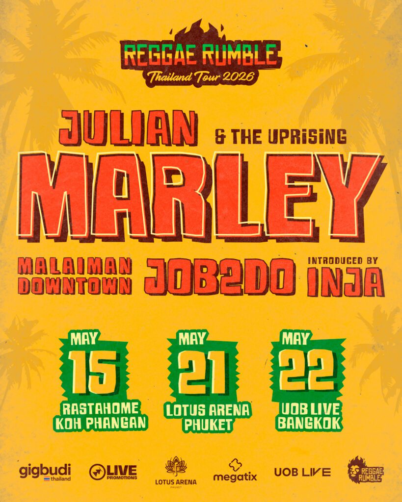 BANGKOK: Reggae Rumble Thailand Tour 2026 - Julian Marley