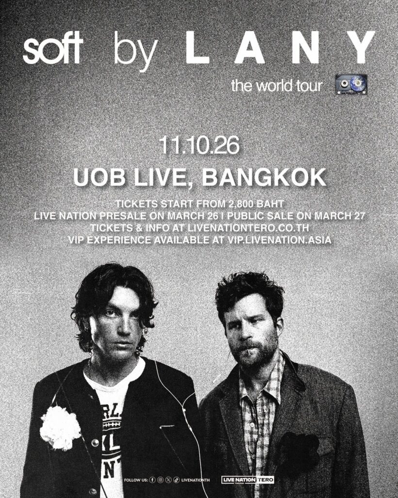 LANY soft world tour Bangkok